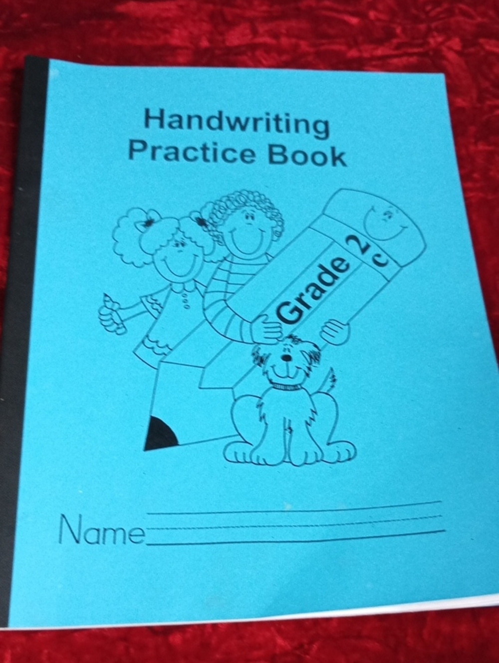 Blue Handwriting Practice Book for Grade 2 - Unbranded